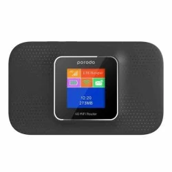 Porodo 4G LTE-3G Portable High-Speed Router - Black